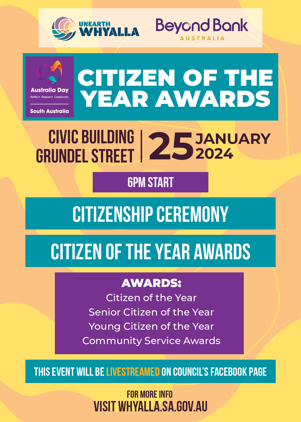 Citizen of the year awards & Citizenship ceremony | Whyalla City Council