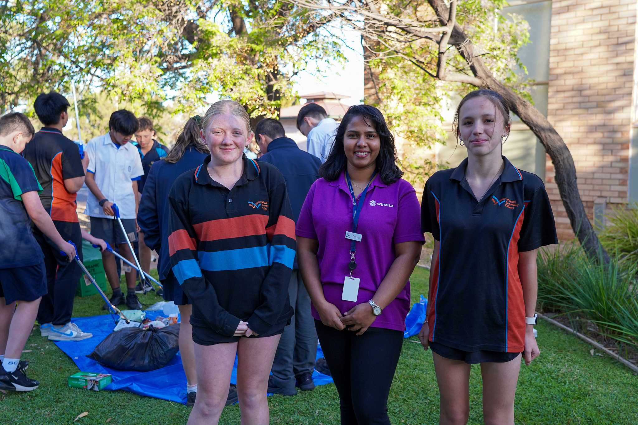 WSC students and Charuka Sanduni