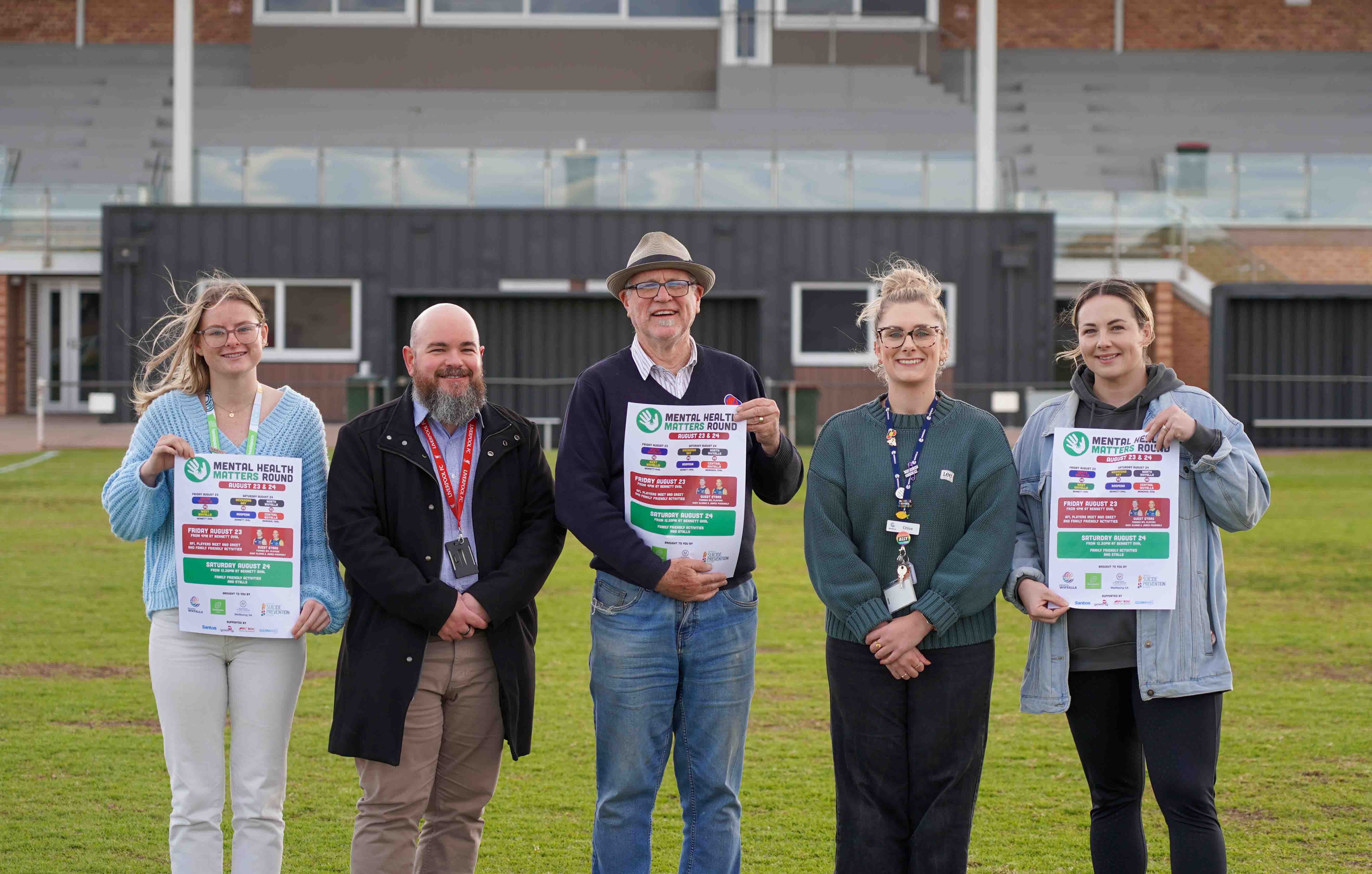 Representatives of the groups coming together for the