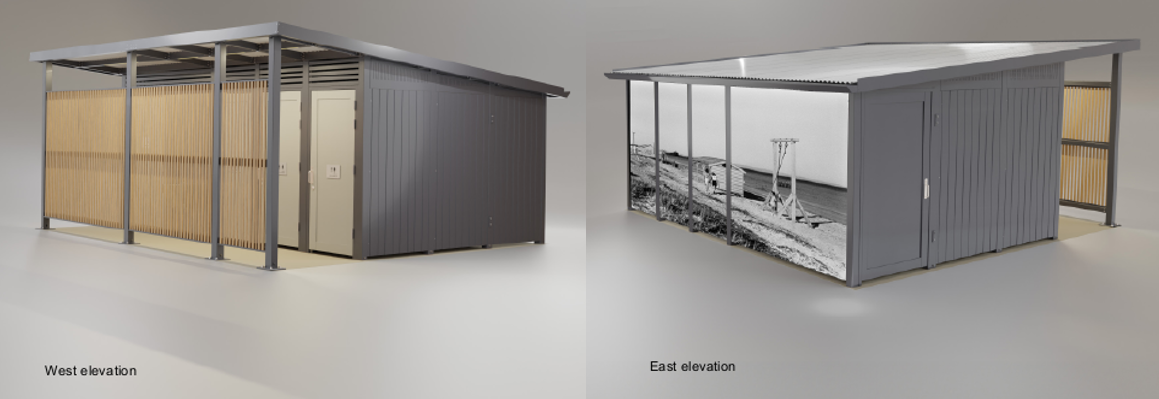 Foreshore toilet renewal - artist impression