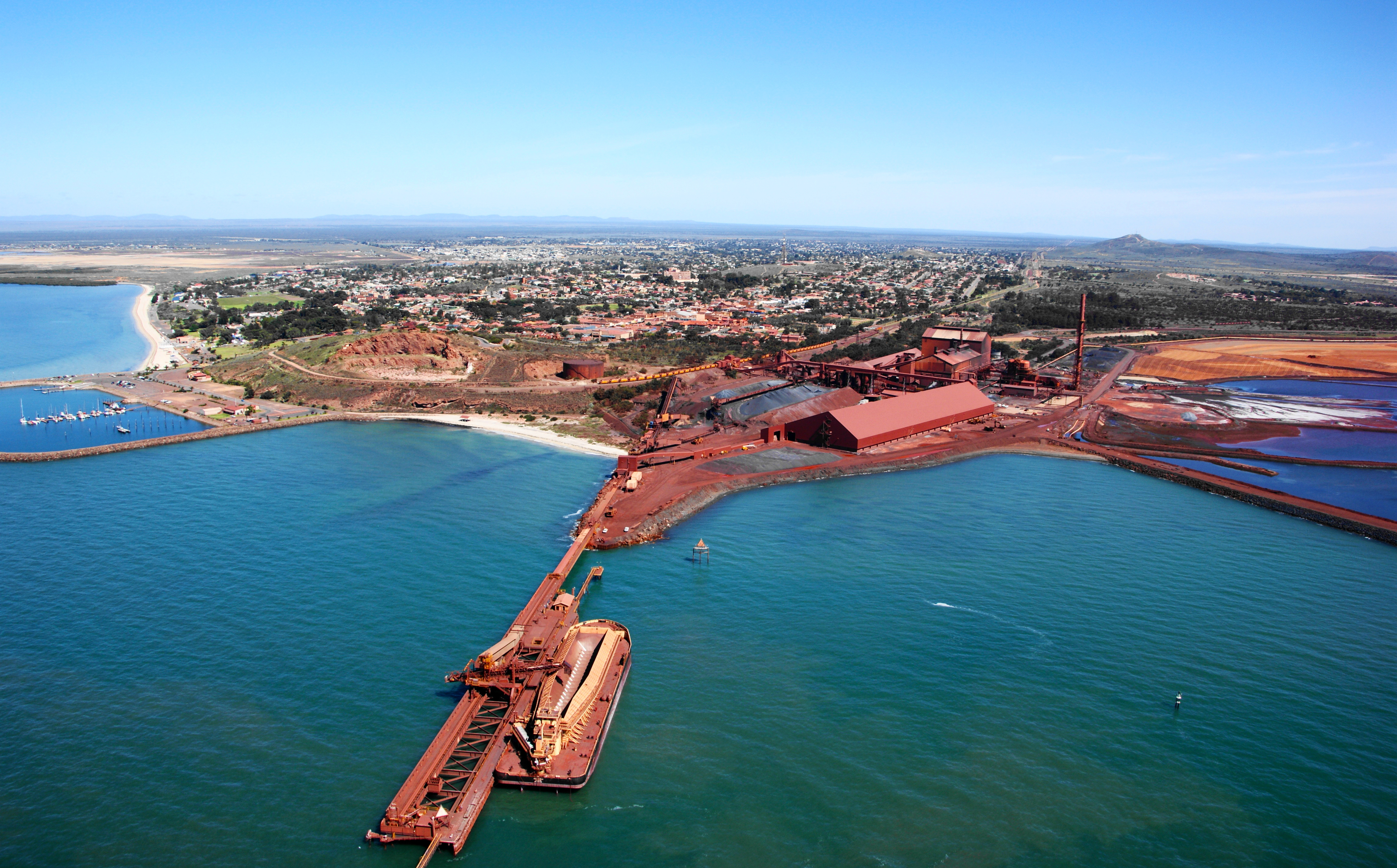 Steelworks aerial