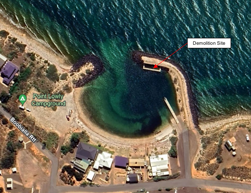 Demoliation site