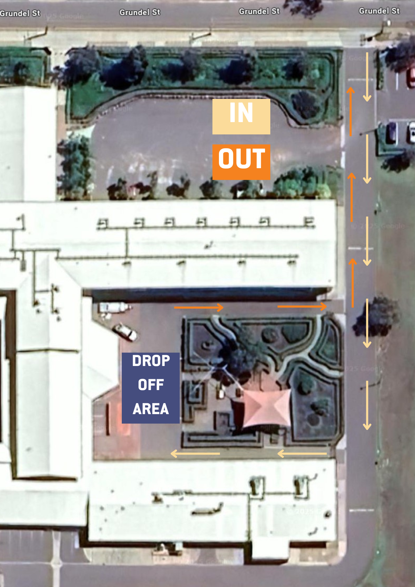 drop off map